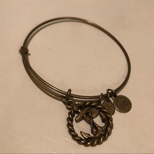 Alex and Ani Gold Anchor Bracelet